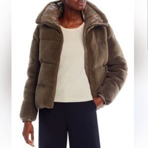 SAVE THE DUCK Brown Puffer Jacket